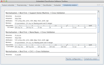 Classification on Embedded Systems